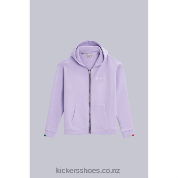 Kickers Unisex Zip Up Hoodie Purple NPZDR1017
