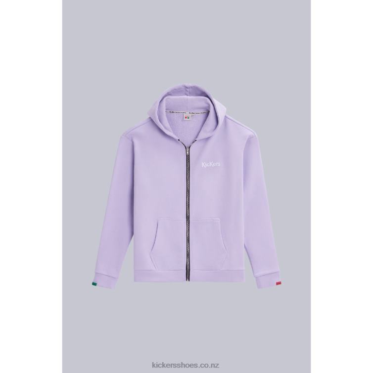 Kickers Unisex Zip Up Hoodie Purple NPZDR1017