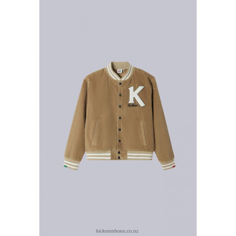 Kickers Unisex Baseball Jacket Beige NPZDR1019