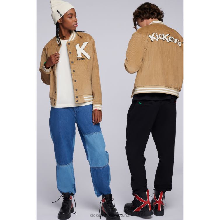 Kickers Unisex Baseball Jacket Beige NPZDR1019