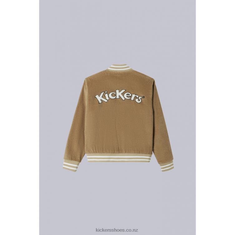 Kickers Unisex Baseball Jacket Beige NPZDR1019