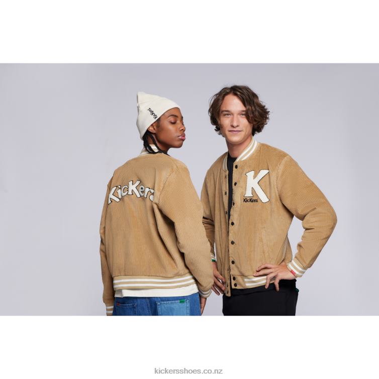 Kickers Unisex Baseball Jacket Beige NPZDR1019