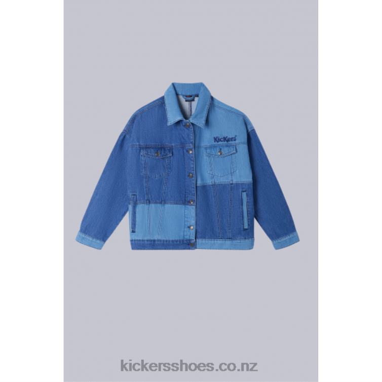 Kickers Unisex Denim Jacket Blue NPZDR1070