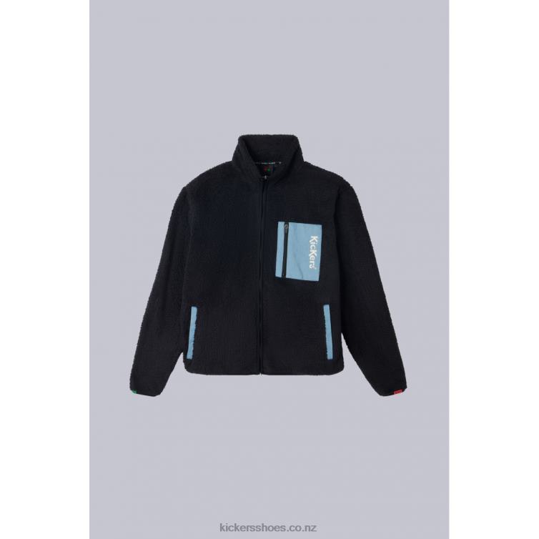 Kickers Unisex Fleece Jacket Black NPZDR1077