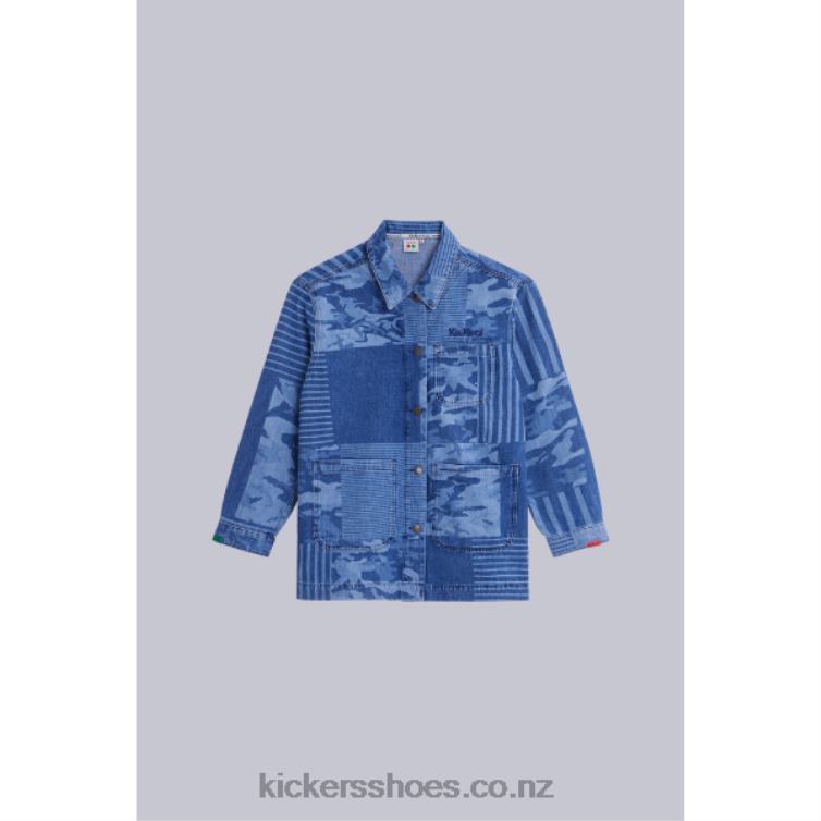Kickers Unisex Workwear Jacket Blue NPZDR1021