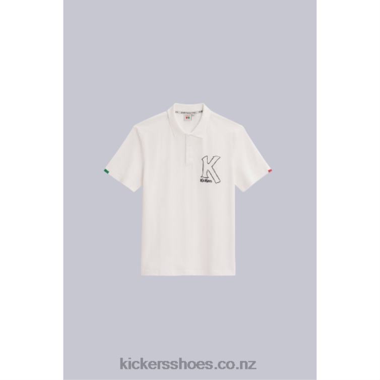 Kickers Unisex Big K Poloshirt Beige NPZDR1046