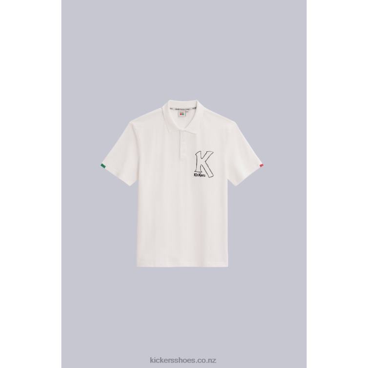 Kickers Unisex Big K Poloshirt Beige NPZDR1046