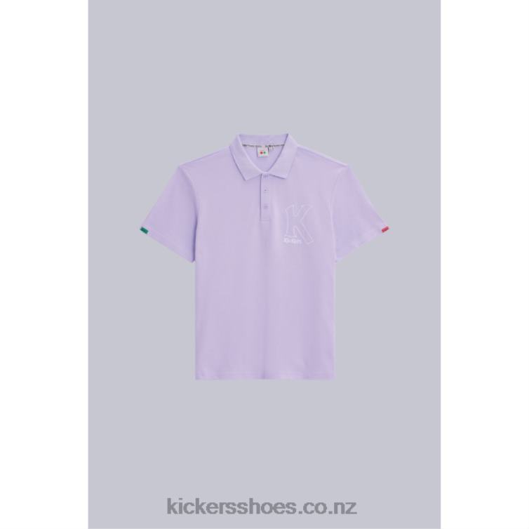 Kickers Unisex Big K Poloshirt Purple NPZDR1047