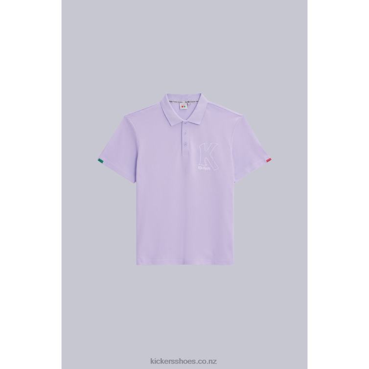 Kickers Unisex Big K Poloshirt Purple NPZDR1047