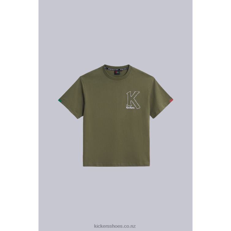 Kickers Unisex Big K T-Shirt Khaki NPZDR1034