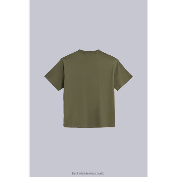 Kickers Unisex Big K T-Shirt Khaki NPZDR1034
