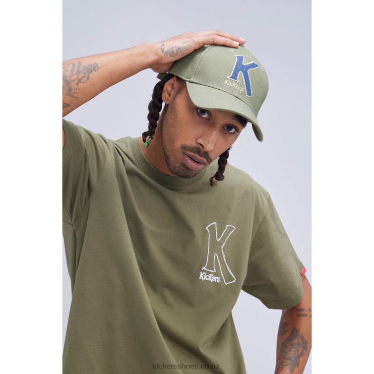 Kickers Unisex Big K T-Shirt Khaki NPZDR1034