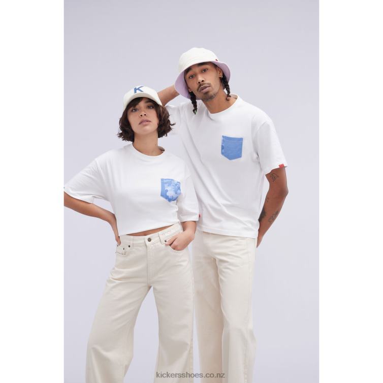 Kickers Unisex Pocket T-Shirt Beige NPZDR1061