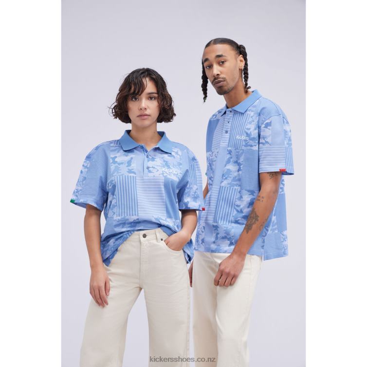 Kickers Unisex Poloshirt Blue NPZDR1062