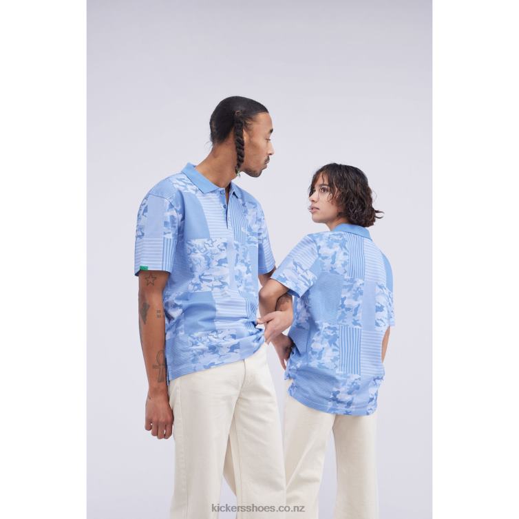 Kickers Unisex Poloshirt Blue NPZDR1062