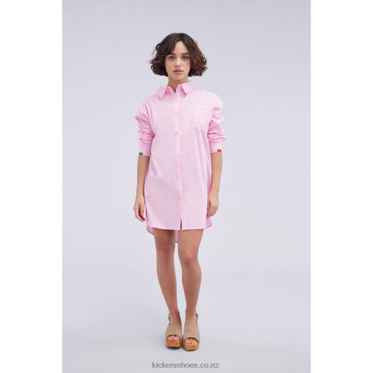 Kickers Unisex Shirt Dress Pink NPZDR1048