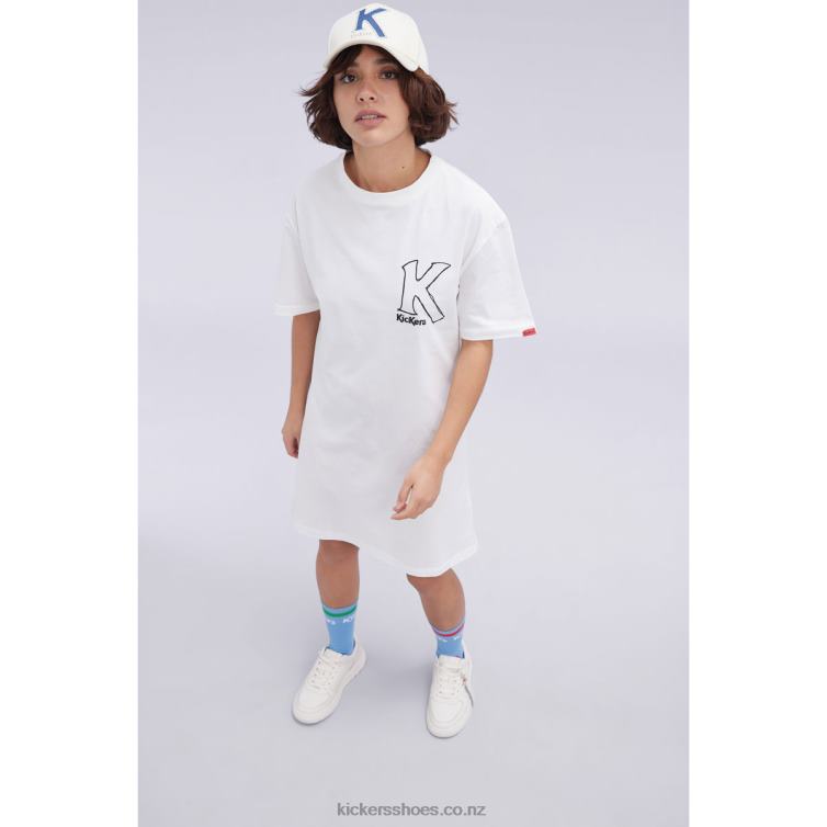 Kickers Unisex T-Shirt Dress Beige NPZDR1054