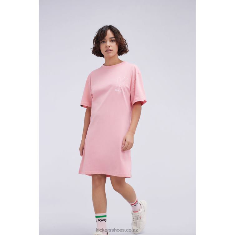 Kickers Unisex T-Shirt Dress Pink NPZDR1053