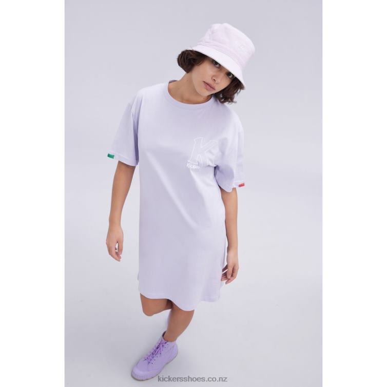 Kickers Unisex T-Shirt Dress Purple NPZDR1055