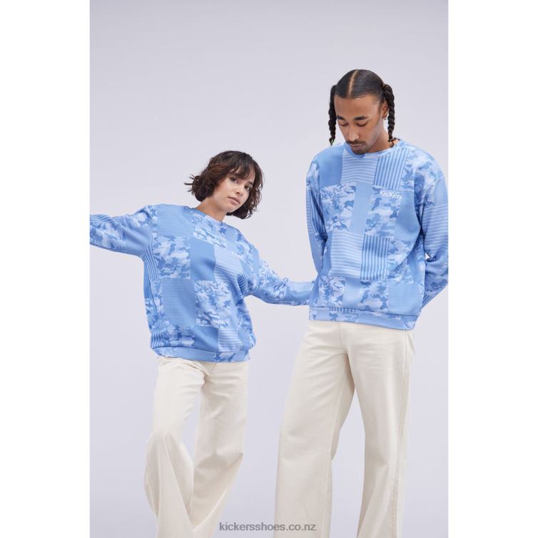 Kickers Unisex Arch Sweater Blue NPZDR1028