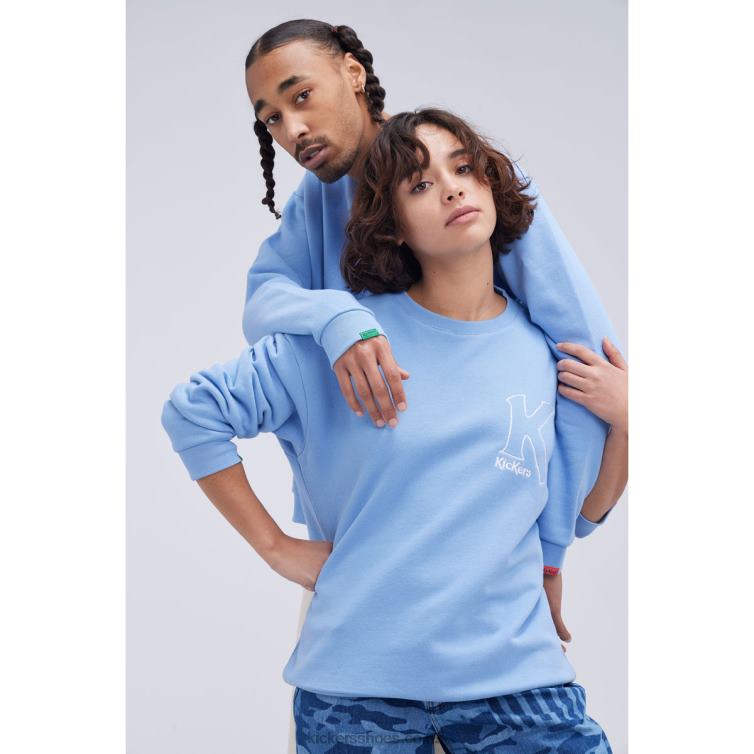 Kickers Unisex Big K Sweater Blue NPZDR1027