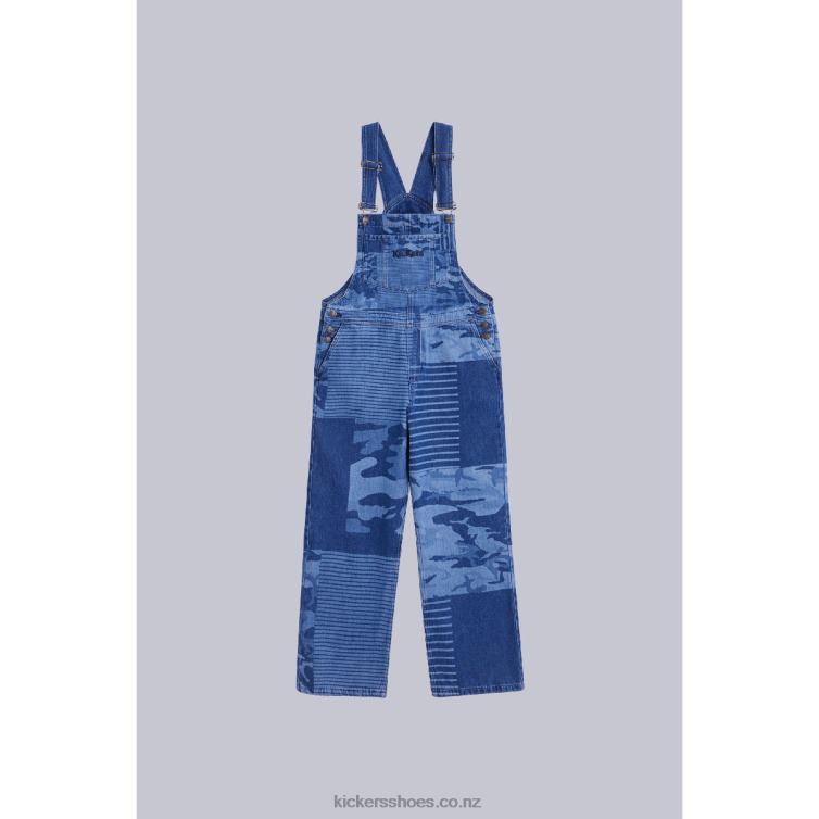 Kickers Unisex Dungaree Blue NPZDR1043