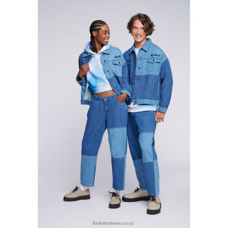 Kickers Unisex Denim Trouser Blue NPZDR1071