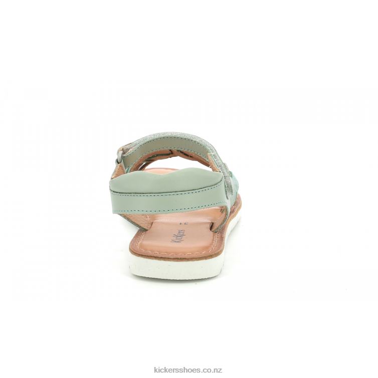 Kickers Kids Betty Green Turquoise Metallize NPZDR414