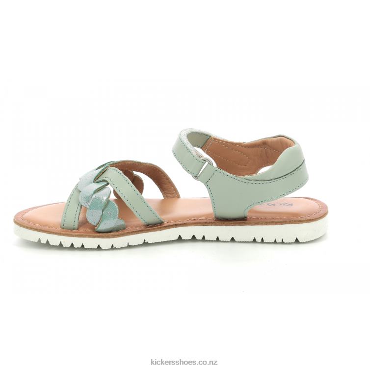 Kickers Kids Betty Green Turquoise Metallize NPZDR414