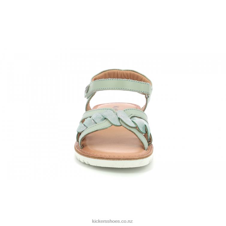 Kickers Kids Betty Green Turquoise Metallize NPZDR414