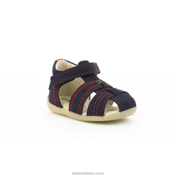 Kickers Kids Bigbazar-2 Navy Red NPZDR449