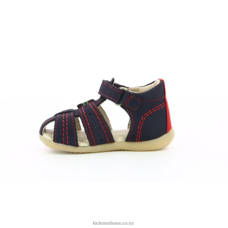 Kickers Kids Bigbazar-2 Navy Red NPZDR449