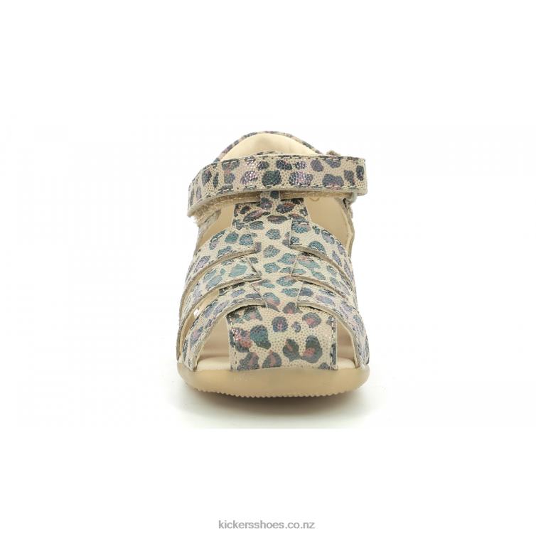 Kickers Kids Bigflo-2 Camel Leopard NPZDR382