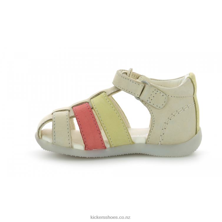 Kickers Kids Bigflo-2 Dark Beige NPZDR383