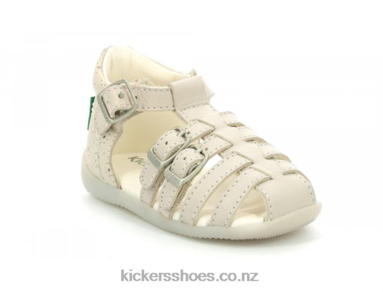 Kickers Kids Bigfor White Perfo NPZDR491