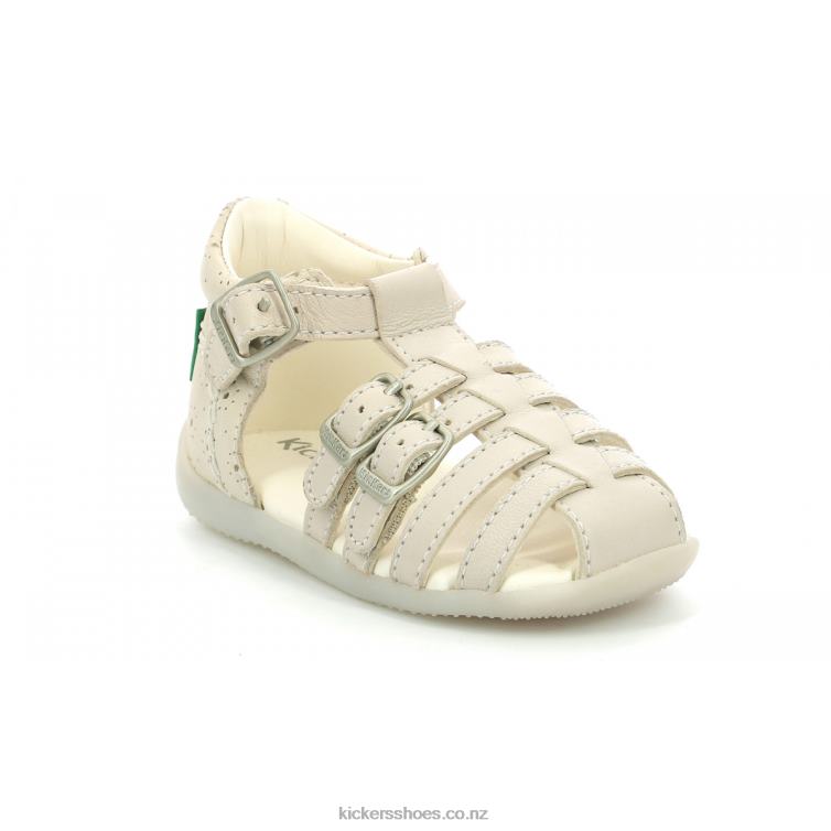 Kickers Kids Bigfor White Perfo NPZDR491