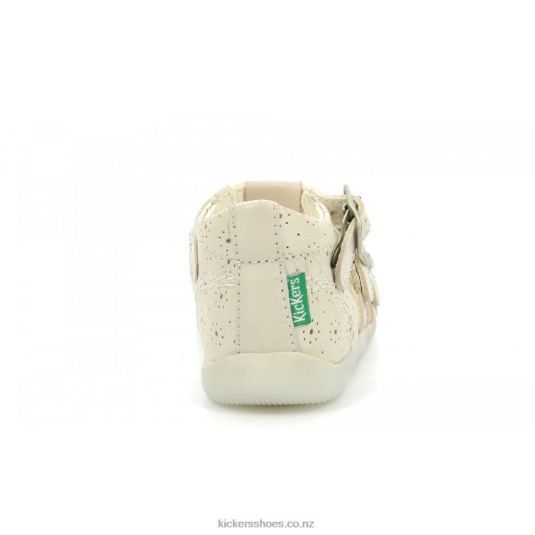 Kickers Kids Bigfor White Perfo NPZDR491