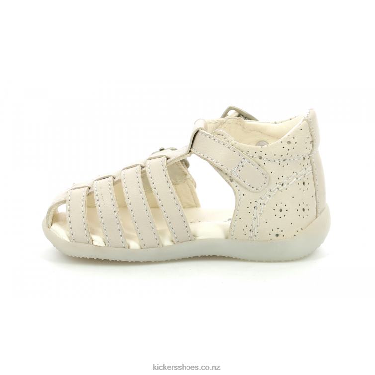 Kickers Kids Bigfor White Perfo NPZDR491