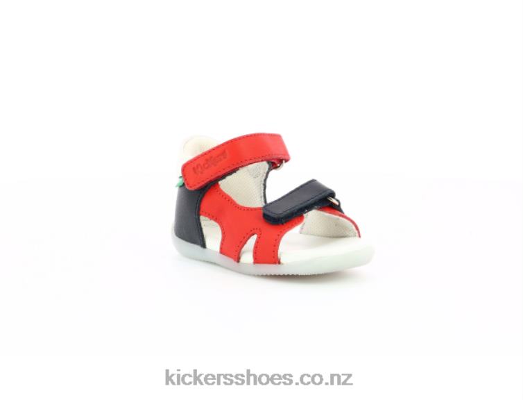 Kickers Kids Binsia-2 Navy Red White NPZDR761