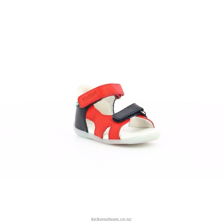 Kickers Kids Binsia-2 Navy Red White NPZDR761