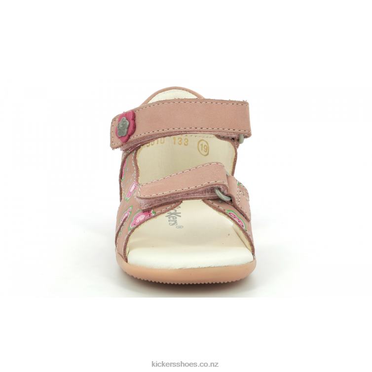 Kickers Kids Binsia-2 Pink Flower NPZDR381
