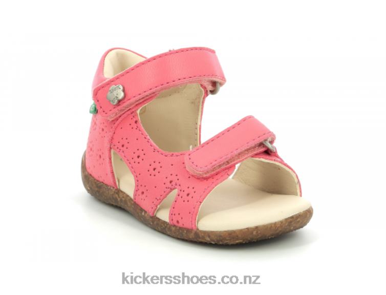 Kickers Kids Binsia-2 Pink Perfo NPZDR379