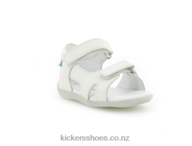 Kickers Kids Binsia-2 White NPZDR411