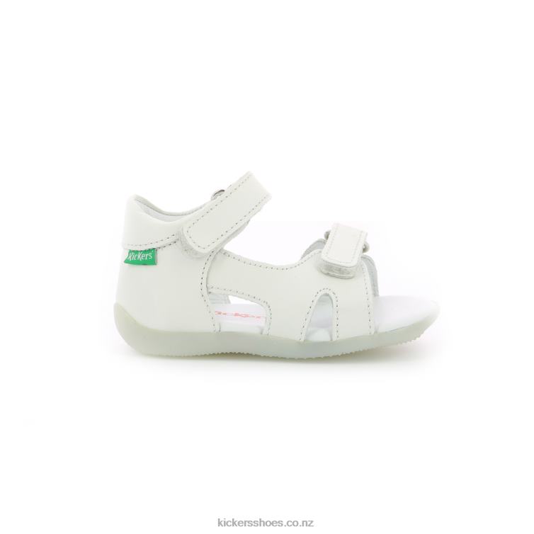 Kickers Kids Binsia-2 White NPZDR411