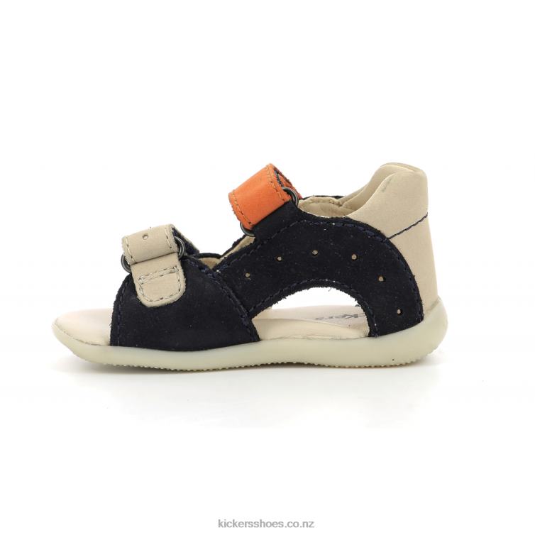 Kickers Kids Boping-2 Navy Beige Orange NPZDR434