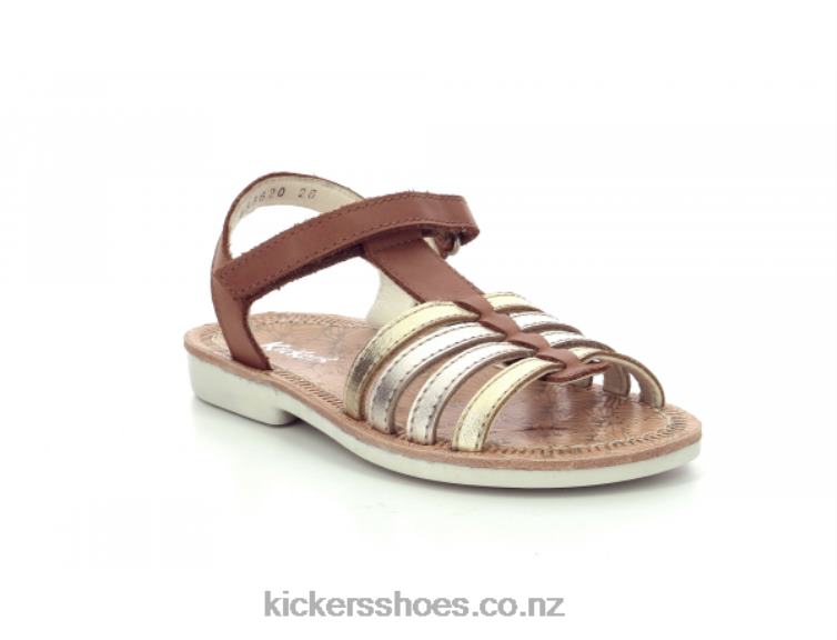 Kickers Kids Cosmetick Brown NPZDR483