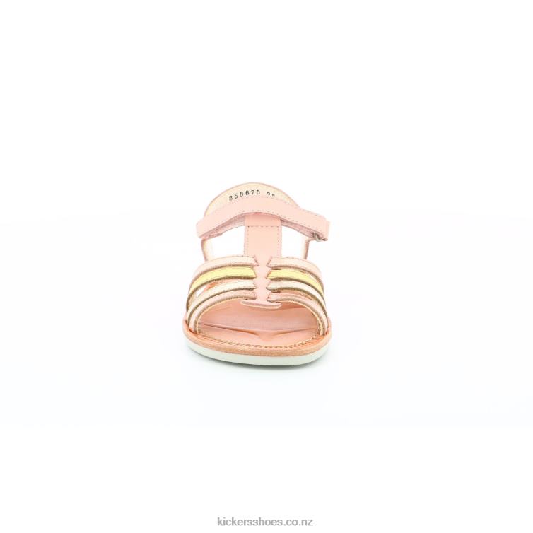 Kickers Kids Cosmetick Pink Metallised Gold NPZDR482