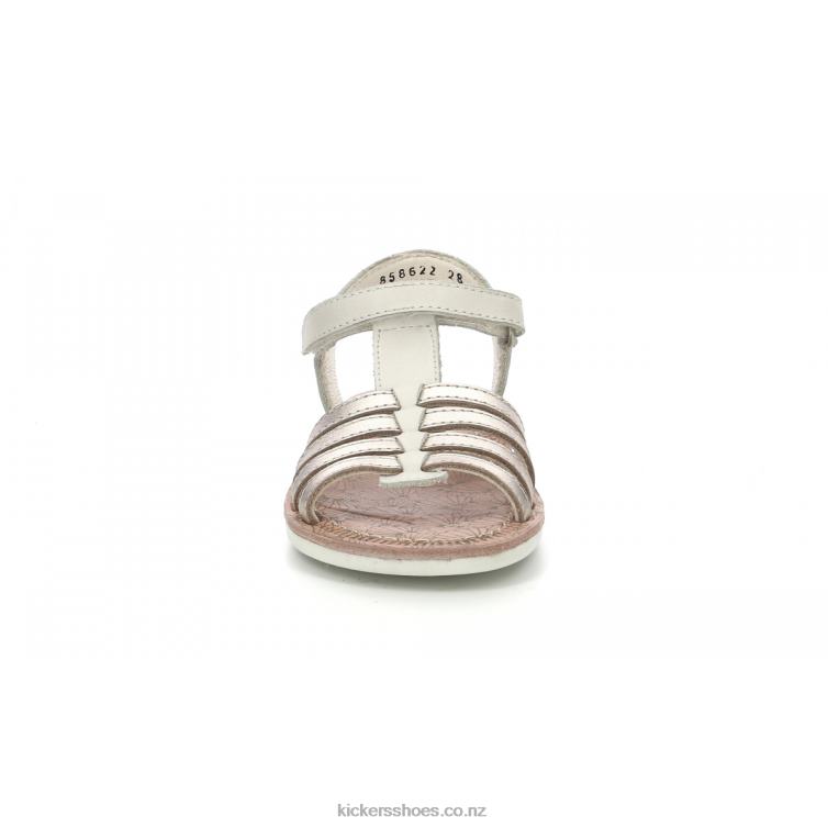 Kickers Kids Cosmetick White Gold NPZDR484