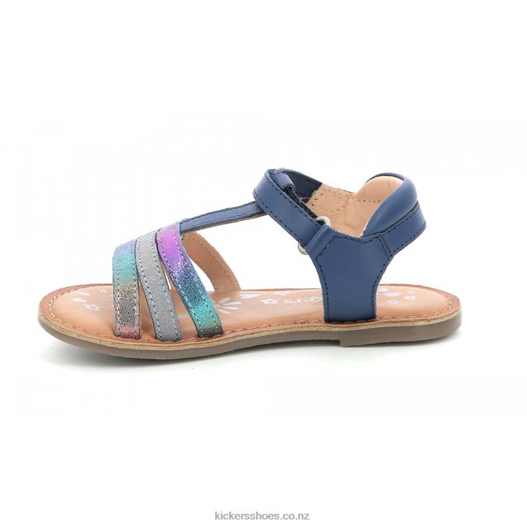 Kickers Kids Diamanto Dark Blue Metallized NPZDR400