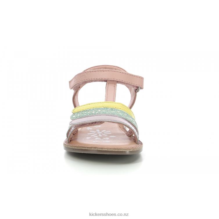 Kickers Kids Diamanto Pink Yellow Green Purple NPZDR426